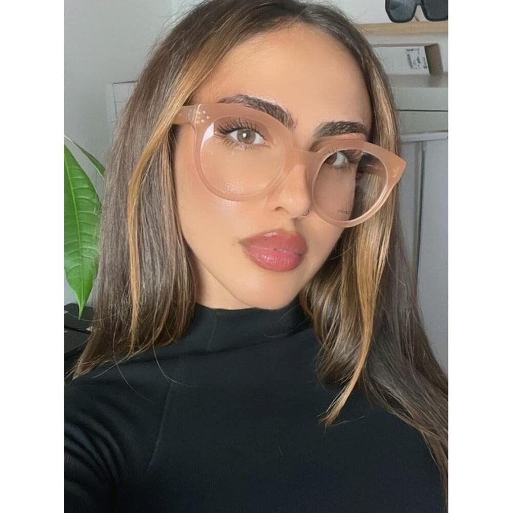 NEW Celine CL50093I Eyeglasses Frames Milky Pink